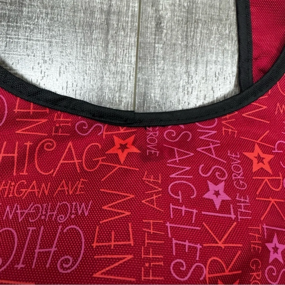 American Girl Red and Black 2 Doll Carry Tote Bag